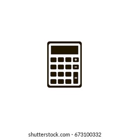 calculator icon. sign design