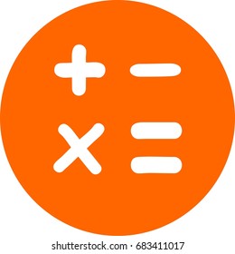 Calculator icon ,sign design