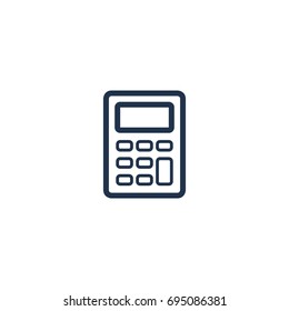 calculator icon. sign design