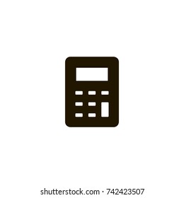 calculator icon. sign design