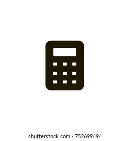 calculator icon. sign design