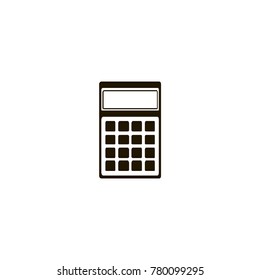 calculator icon. sign design
