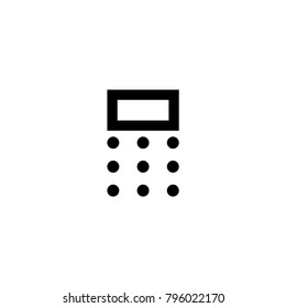 calculator icon. sign design