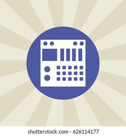 calculator icon. sign design. background