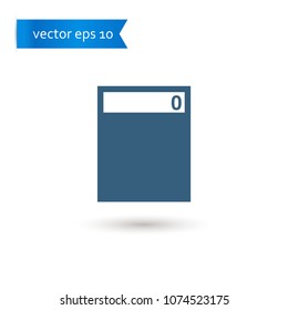 calculator. calculator icon. sign design. Vector EPS 10.