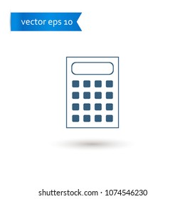 calculator. calculator icon. sign design. Vector EPS 10.