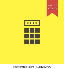 calculator. calculator icon. sign design. Vector EPS 10