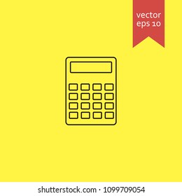 calculator. calculator icon. sign design. Vector EPS 10.