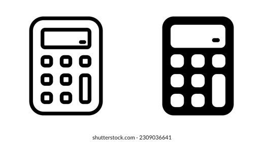 Calculator icon. sign for mobile concept and web design. vector illustration
