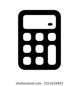 Calculator icon. sign for mobile concept and web design. vector illustration