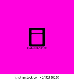 calculator icon sign signifier vector