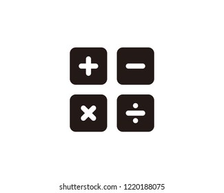 Calculator icon sign and symbol
