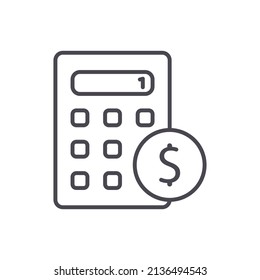 Calculator icon sign symbol logo vector illustrations