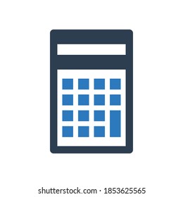 calculator icon sign symbol vector