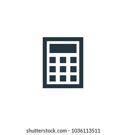 Calculator icon. Simple element illustration. Calculator symbol design template. Can be used for web and mobile UI.