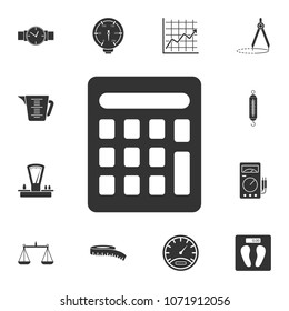 calculator icon. Simple element illustration. calculator symbol design from Measuring collection set. Can be used in web and mobile on white background