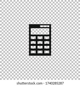 Calculator icon. Simple illustration for UI and UX, website or mobile application