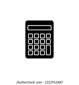 Calculator icon. Simple outline vector of education set for UI and UX, website or mobile application