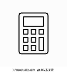 Calculator icon. simple vector icon