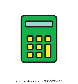 Calculator Icon Simple Vector Illustration
