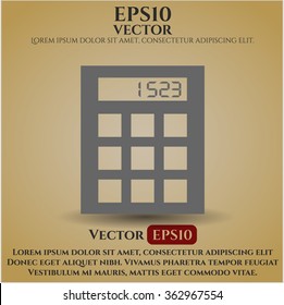 Icono o símbolo de la calculadora