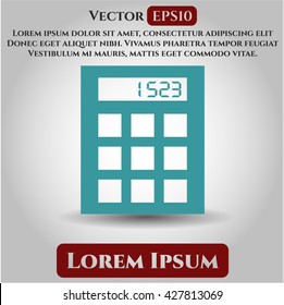 Icono o símbolo de la calculadora