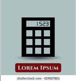 Calculator icon or symbol