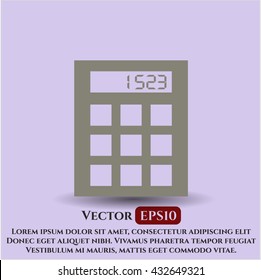 Calculator icon or symbol