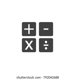 Calculator icon or symbol