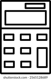 Calculator Icon Symbol Art Sign