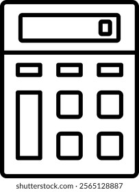 Calculator Icon Symbol Art Sign