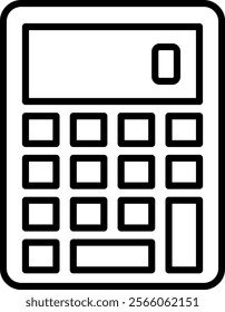 Calculator Icon Symbol Art Sign