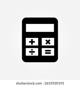 ícone da calculadora símbolo ilustração vetor eps10 modelo de logotipo design 