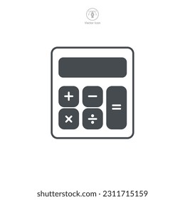 Calculator Icon symbol template for graphic and web design collection logo vector illustration