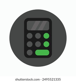 Calculator Icon symbol, and vector, Can be used for web, print, and mobile