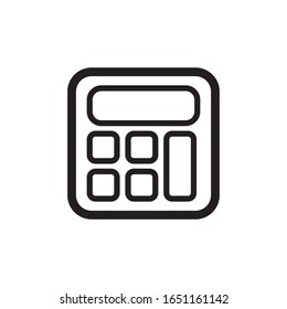 Calculator Icon In Trendy  Design Vector Eps 10