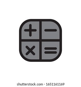 Calculator Icon In Trendy  Design Vector Eps 10