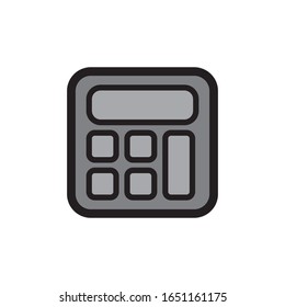Calculator Icon In Trendy  Design Vector Eps 10