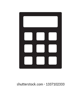 Calculator icon in trendy flat style design. Vector graphic illustration. Calculator icon for website design, logo, and user interface. Vector file. Pixel perfect. EPS 10 