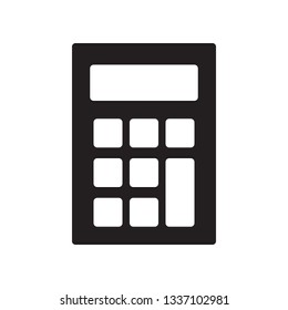 Calculator icon in trendy flat style design. Vector graphic illustration. Calculator icon for website design, logo, and user interface. Vector file. Pixel perfect. EPS 10