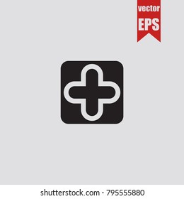 Calculator icon in trendy isolated on grey background.Vector illustration.
