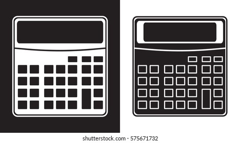 Calculator icon in two versions