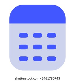 Calculator icon for uiux, web, app, infographic, etc