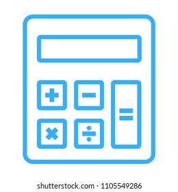 calculator icon vector