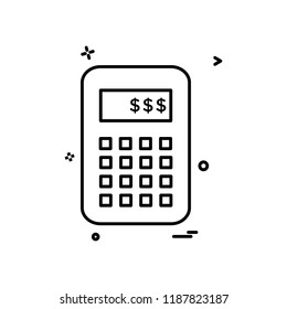 Calculator icon vector