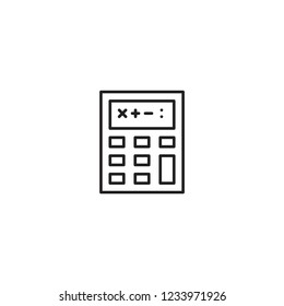 Calculator icon vector