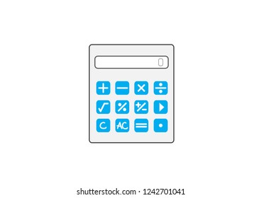 calculator icon vector