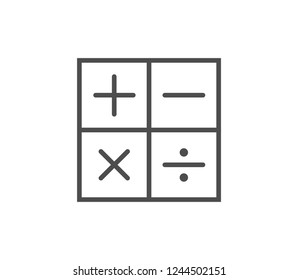 Calculator icon . Vector