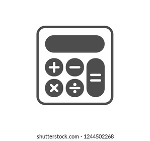 Calculator icon . Vector