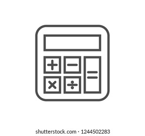Calculator icon . Vector